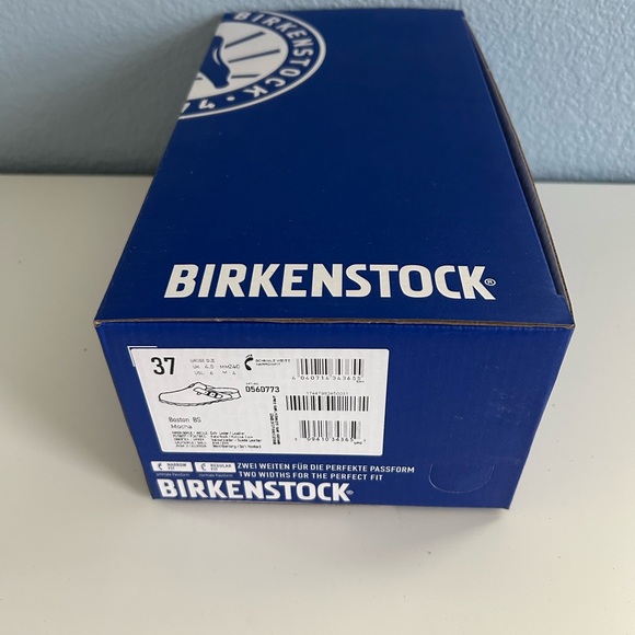 Mocha Suede Boston Birkenstocks Clogs - EU 37 - Picture 5 of 5